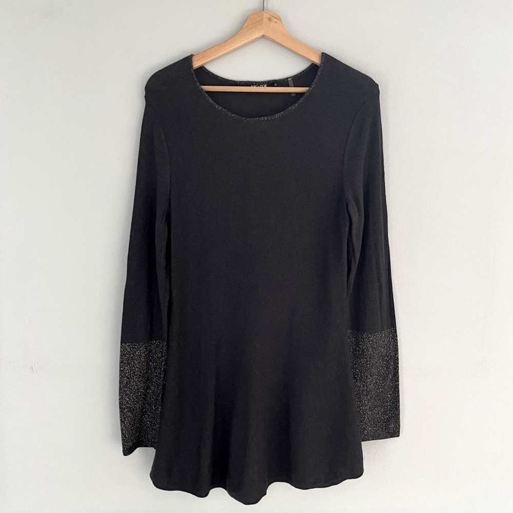 Nic + Zoe Long Sparkle Sweater, M
